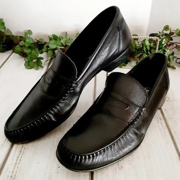 Bally Russian Calf Leather Moccasin in Black display picture 2